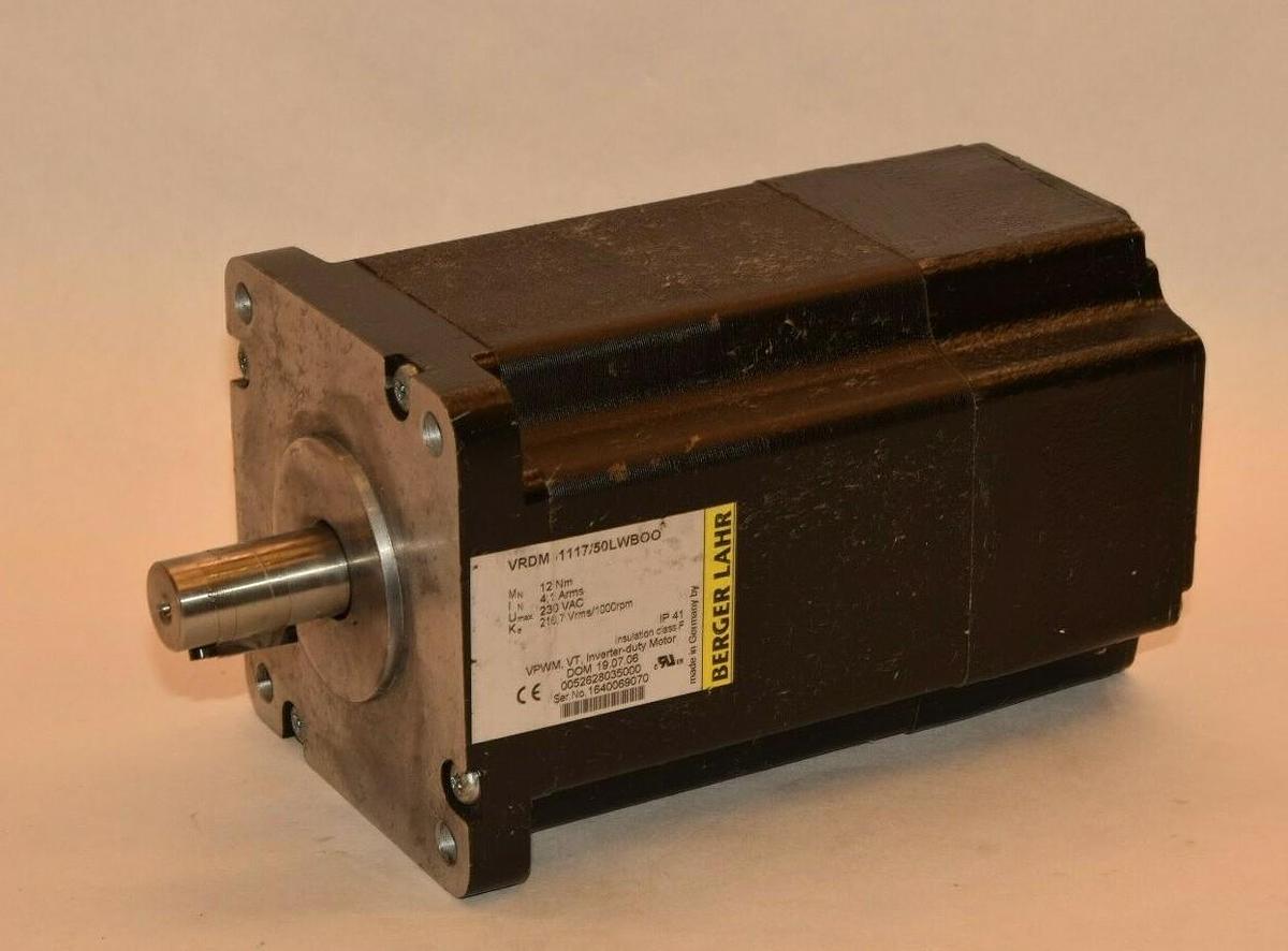 Used BERGER LAHR VRDM31117/50LWBOO VRDM31117/50LWB 230Vac 4,1Arms Servo Motor