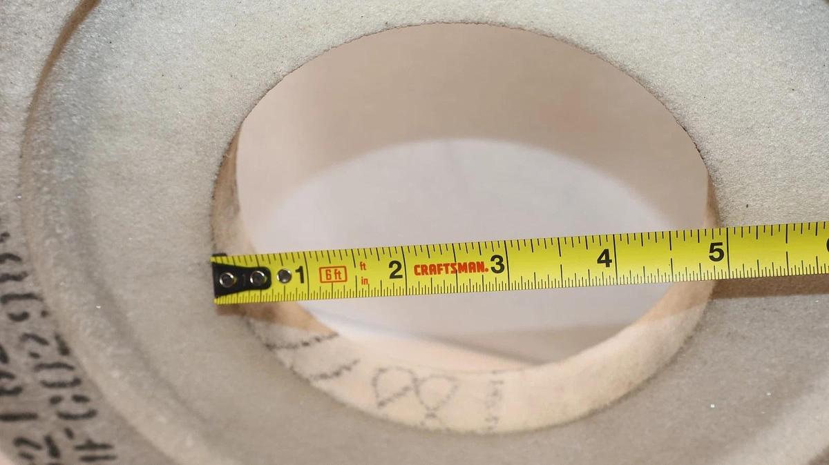 (NEW) MILACRON 9A60-H6-VRW 12" x 1.5" 2069rpm Surface Grinding Wheel