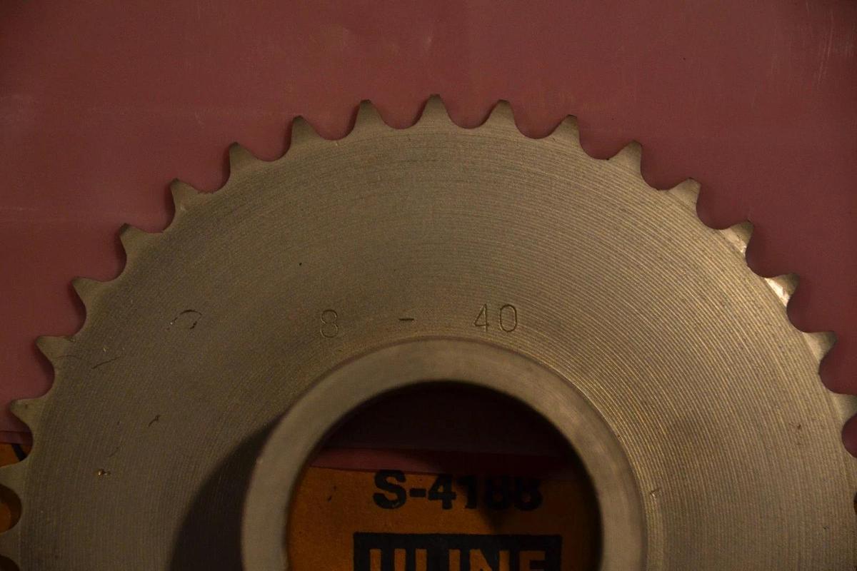 AMETRIC CHINA SPROCKET 8-40 8 40 BORE 1 3/8" NEW
