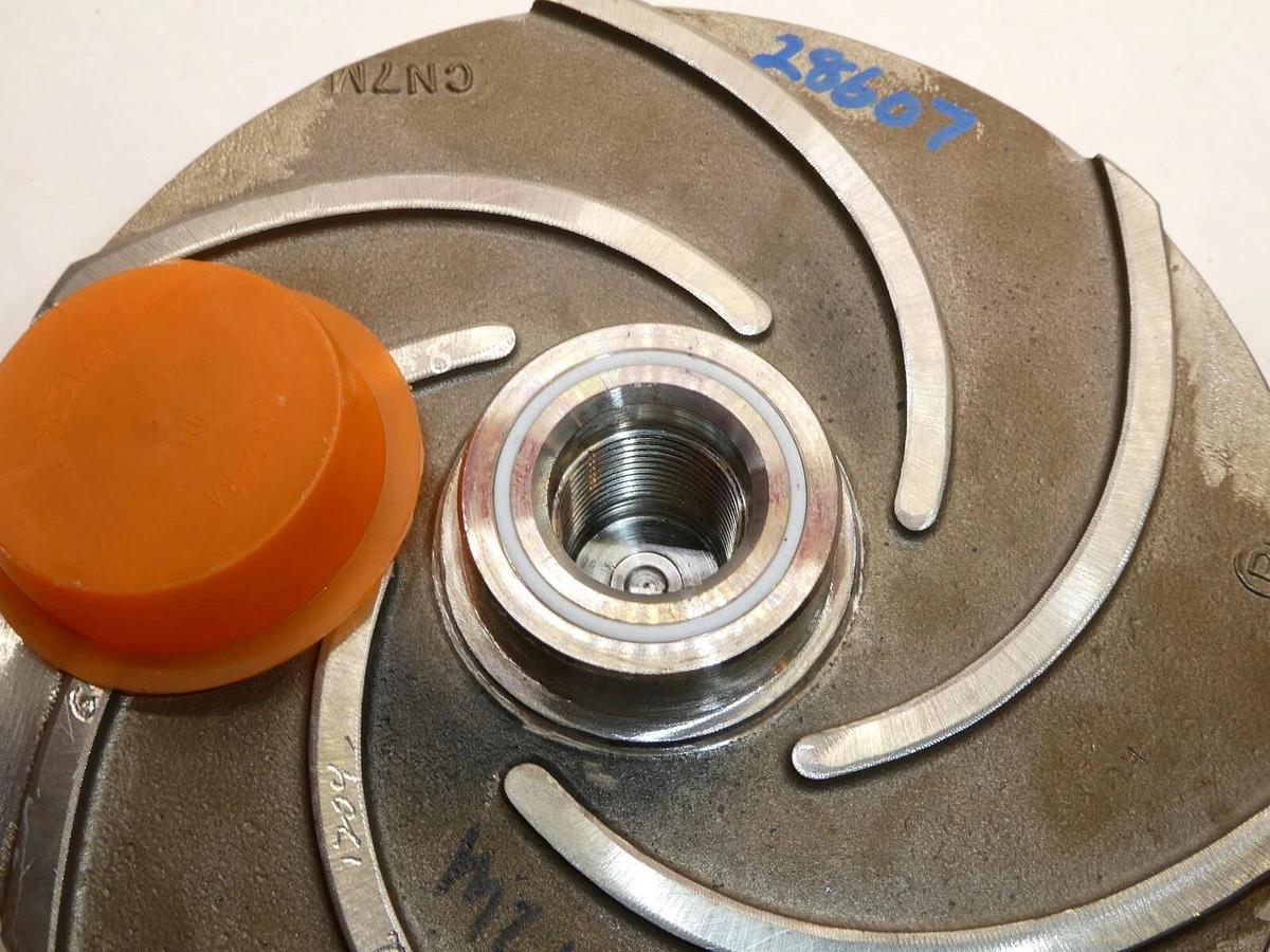 Refurbished GOULD-PUMP 28607 CN7M M210049650 C00262AU2 7.5" Stainless S/S 6 Vane Impeller