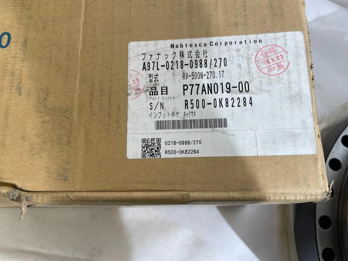 Fanuc Nabtesco Precision Reduction Gear RV Axis Reducer A97L-0218-0988/270 *NEW*