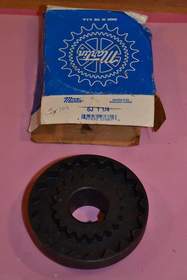 MARTIN COUPLING FLANGE 6J 1 1/4" NEW