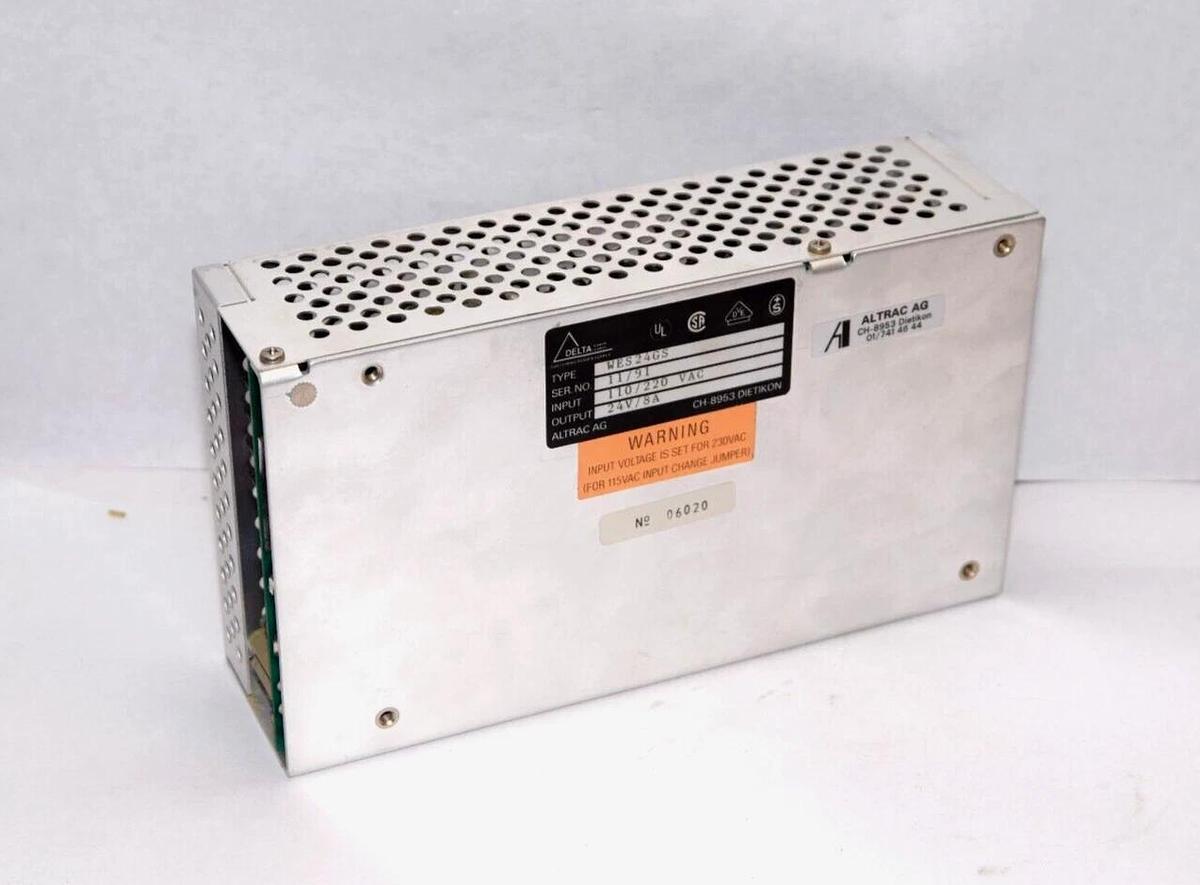 Used DELTA WES24GS WES-24-GS 110/120Vac 24V 8A Power Supply