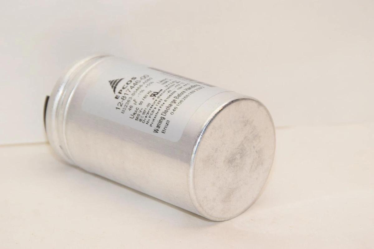 Used EPCOS 12-817446-00 B32363-S5466-A080 46uF -1% +5% 50/60Hz Capacitor
