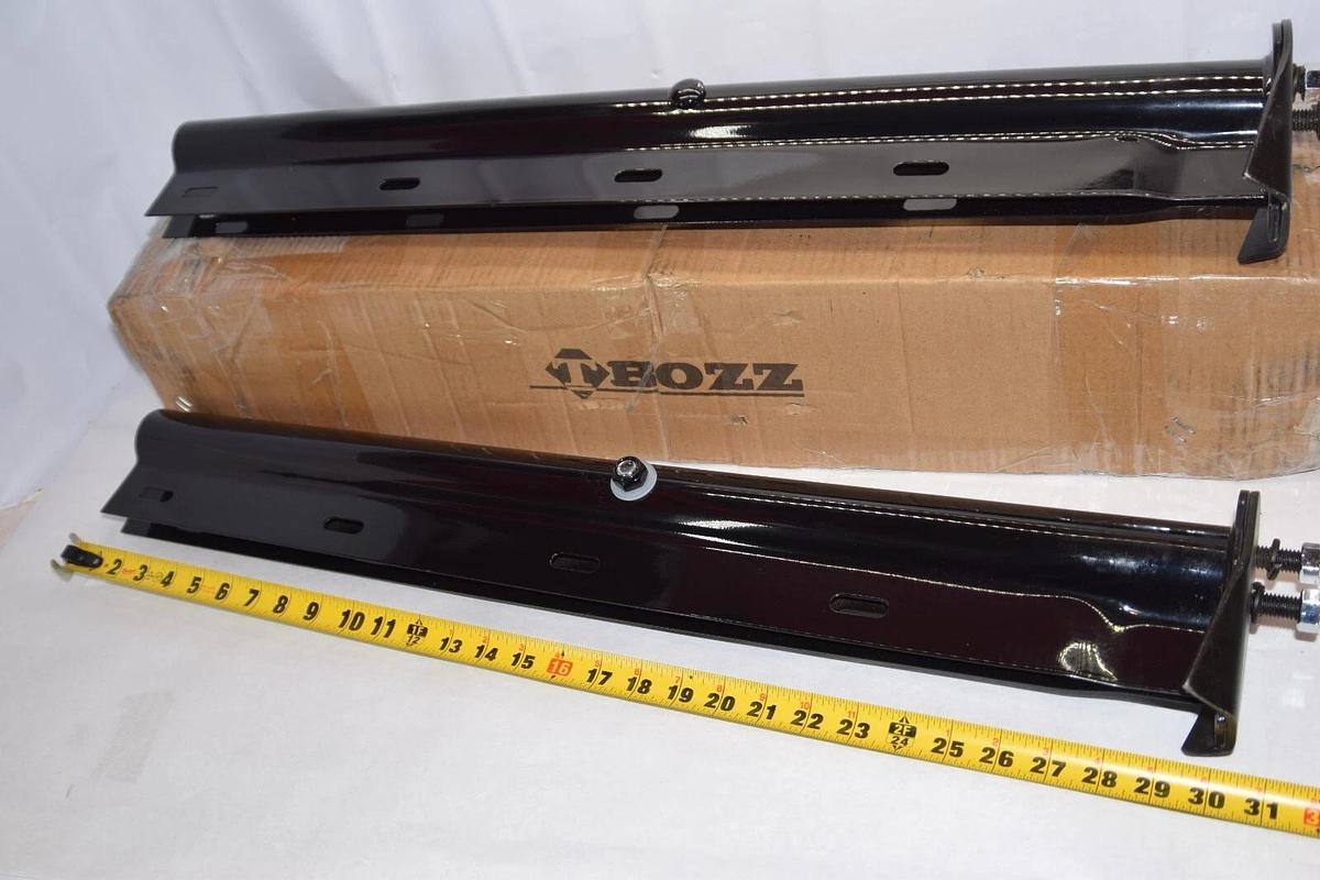 (NEW) BOZZ X002BM63VB Black 2 Bolt 30" Mudflap Hanger