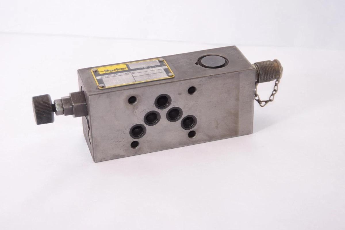Used PARKER PRM3PA17KN32 3000psi Manapak Hydraulic Pressure Reducing Valve