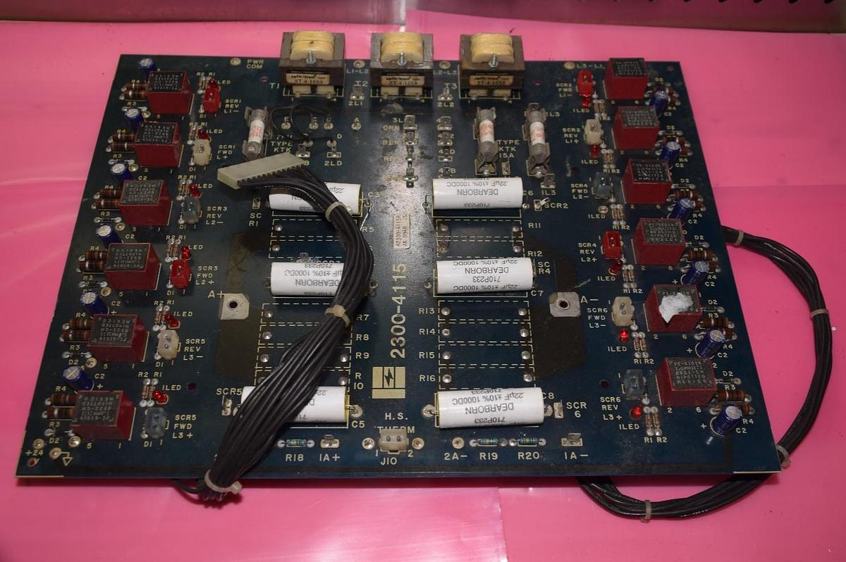 Used EMERSON CONTROL TECHNIQUES 2300-4115 23004115 A2300-4115R CIRCUIT BOARD