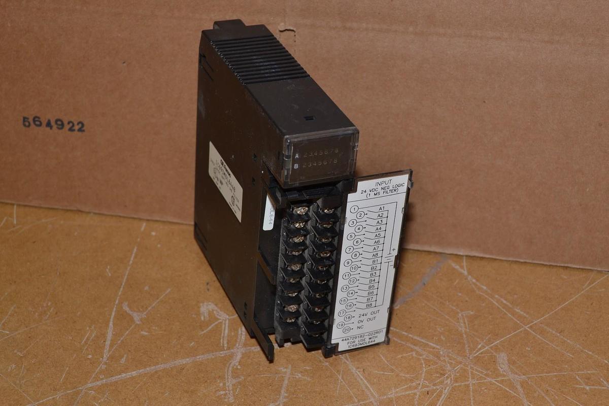 Used GE FANUC IC693MDL644B 24VDC 16PT INPUT MODULE