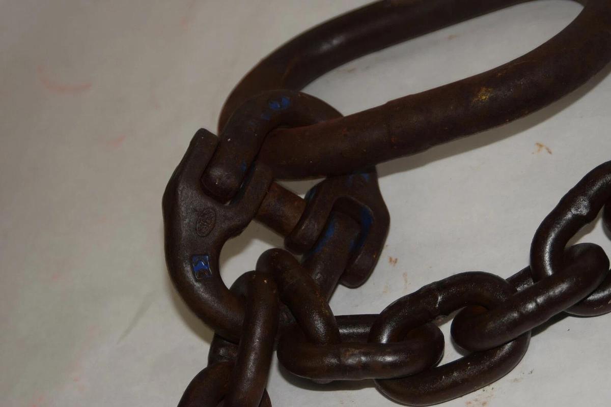 Used Cartec 5/8" CBX16 16-10 CLX16 5/8" Chain Lifting Sling 1" Master Link M-1613-10