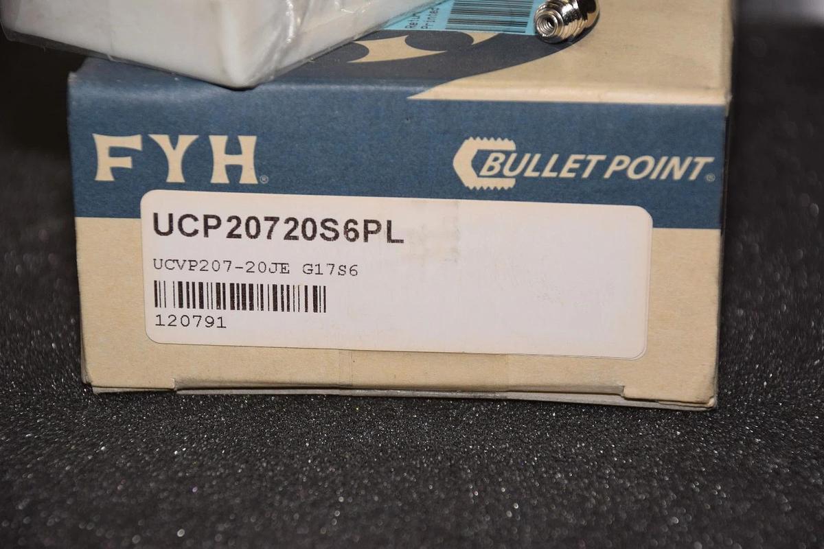 FYH UCVP207-20JE G17S6 UCP20720S6PL PILLOW BLOCK NEW