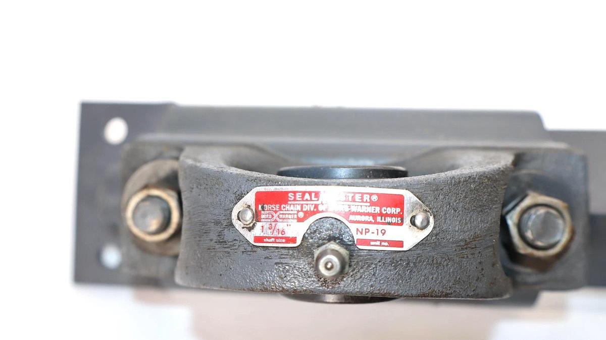 SealMaster Pillow Block with Takeup Bearing NP-19 NP19 1-3/16" Bore P-105 (Ref)