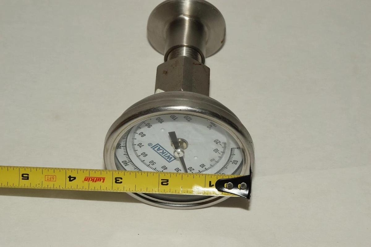 Used WIKA MBM-T5 0-240°F -20-120°C 3" Face Temperature Gauge
