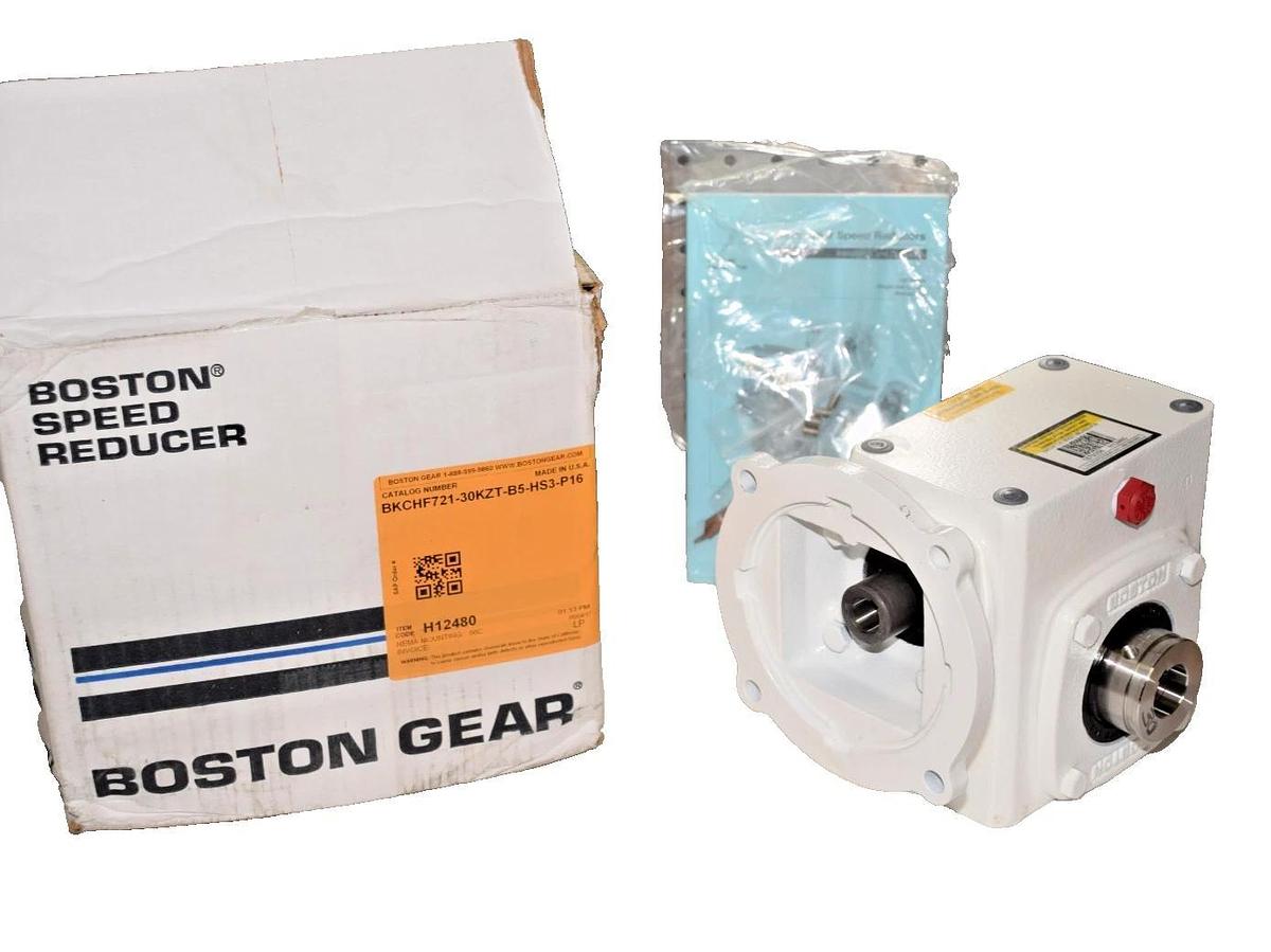 BOSTON GEAR Gear Box Speed Reducer BKCHF721-30KZT-B5-HS3-P16 NEW