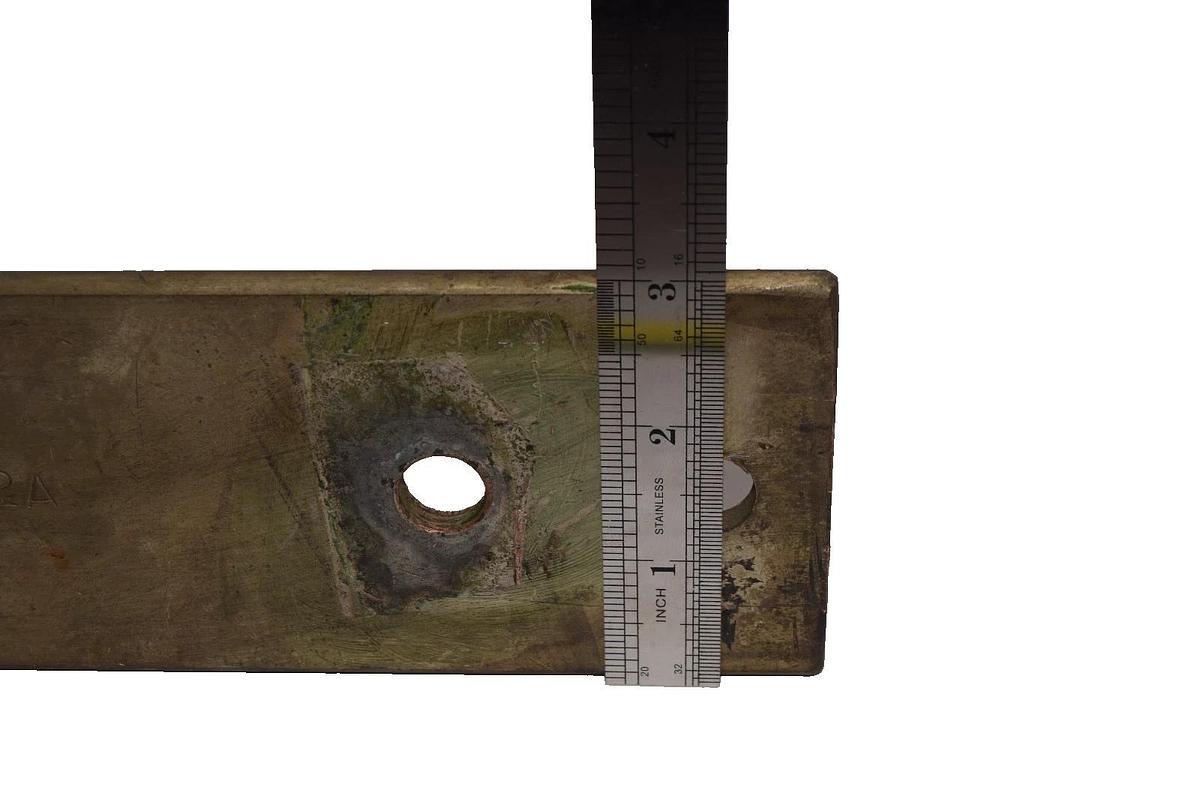 Used Buss Bar 10" x 3" x 1/4" , 12841M82A Copper