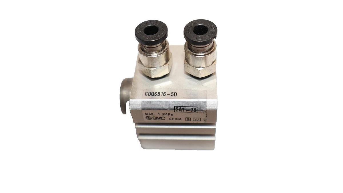 Used SMC CDQSB16-50 , CDQSB1650 1.0MPa Pneumatic Cylinder (Lot of 4)