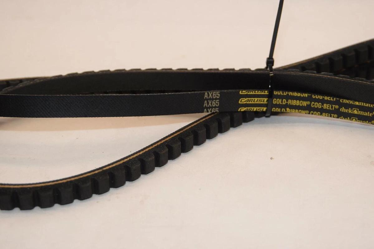 (NEW) CARLISLE AX65 Gold-Ribbon Cog-Belt
