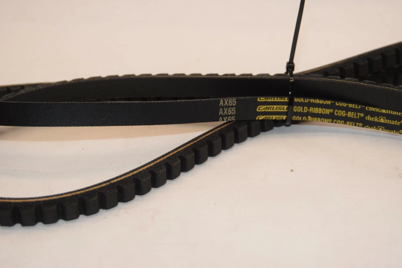 (NEW) CARLISLE AX65 Gold-Ribbon Cog-Belt