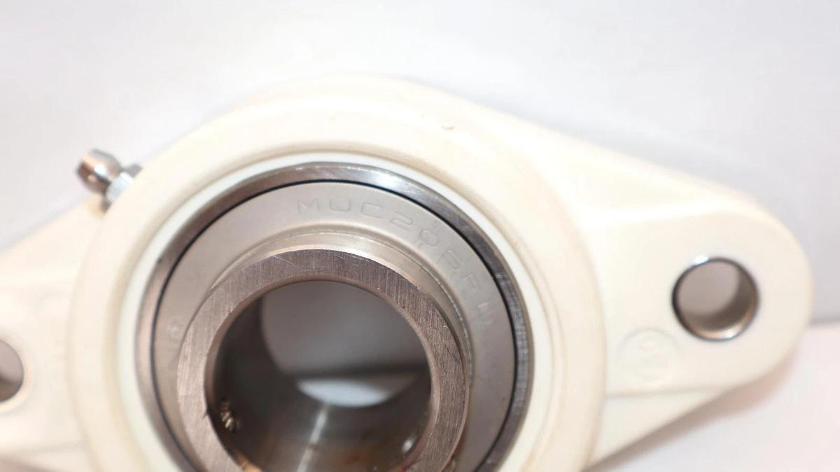 SNR GSFT.30 , MUC206FD 2-Bolt Thermoplastic & Stainless Bearing (NIB)