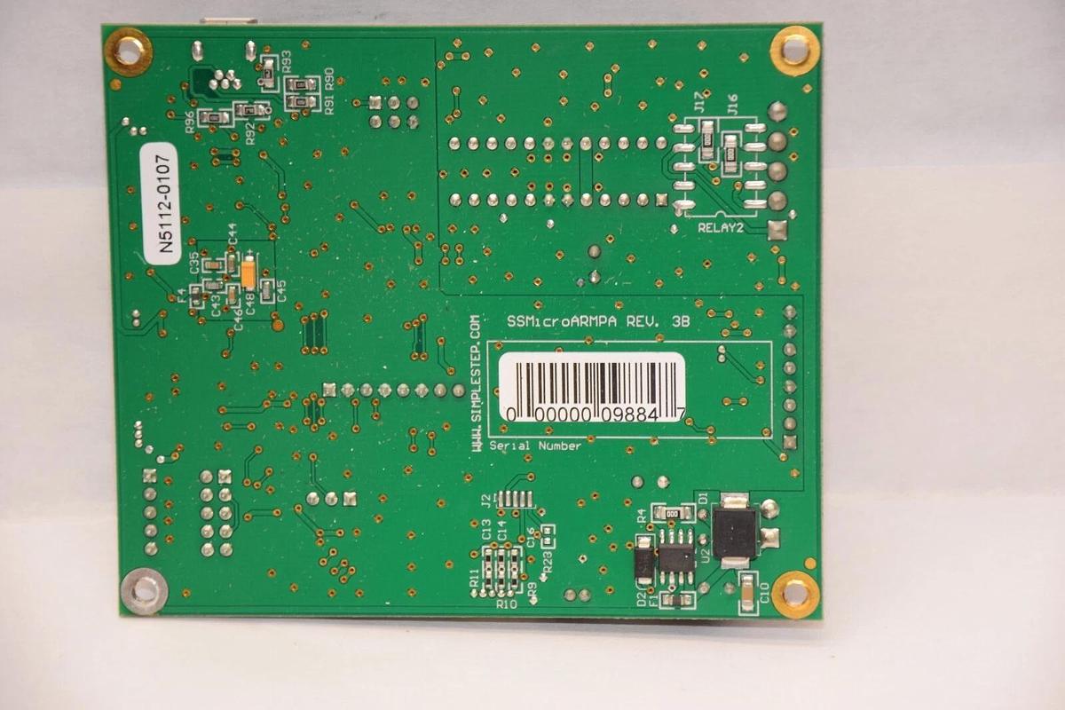 Used SIMPLE STEP SSM1croARMPA Rev 3B , N5112-0107 Circuit Board