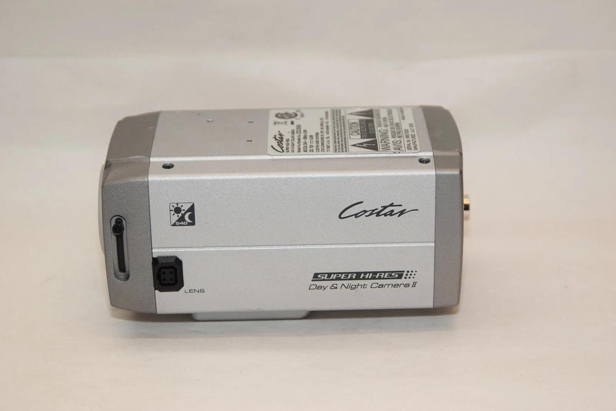 Used COSTAR CCC3530 24V 60Hz 4W Super High Res. Day & Night Color Security Camera