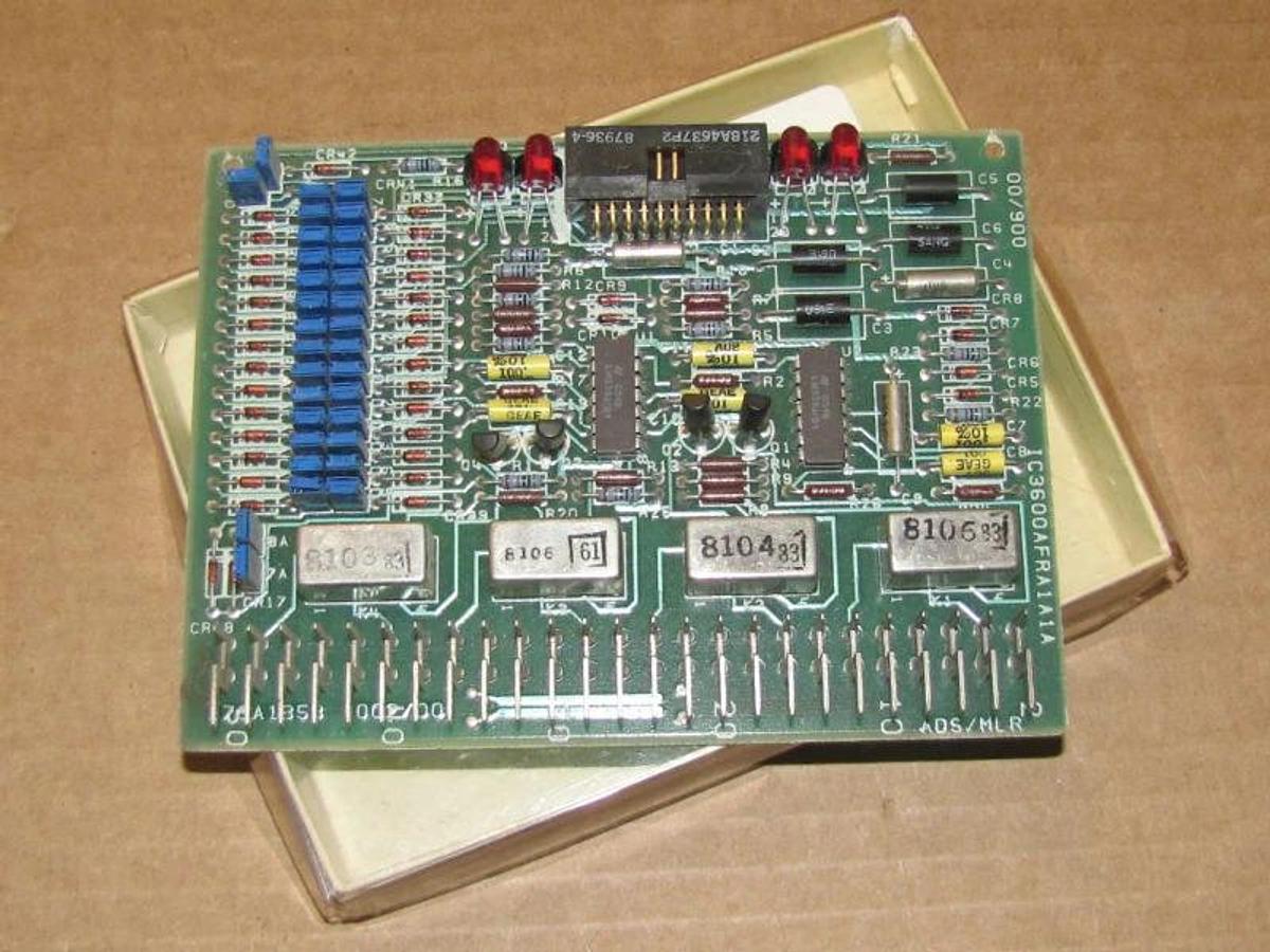Used GENERAL ELECTRIC GE CIRCUIT BOARD IC3600AFRA1A1A 00/900  IC3600