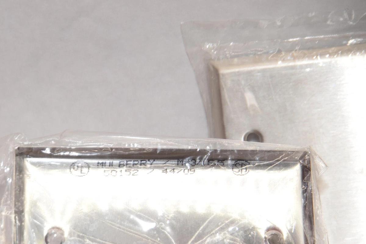 (NEW - Lot of 8) MULBERRY 50152 Blank Stainless Steel Wallplate
