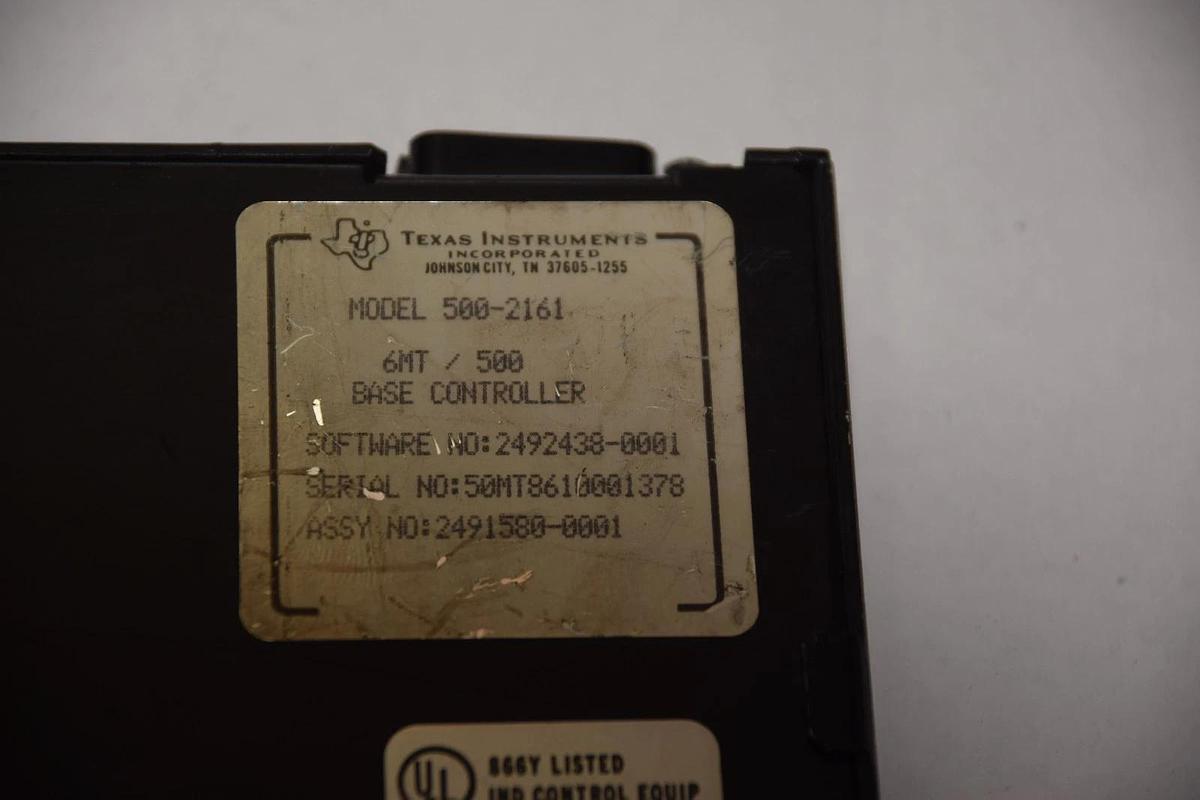 Used TEXAS INSTRUMENTS 500-2161 6MT/500 BASE CONTROLLER