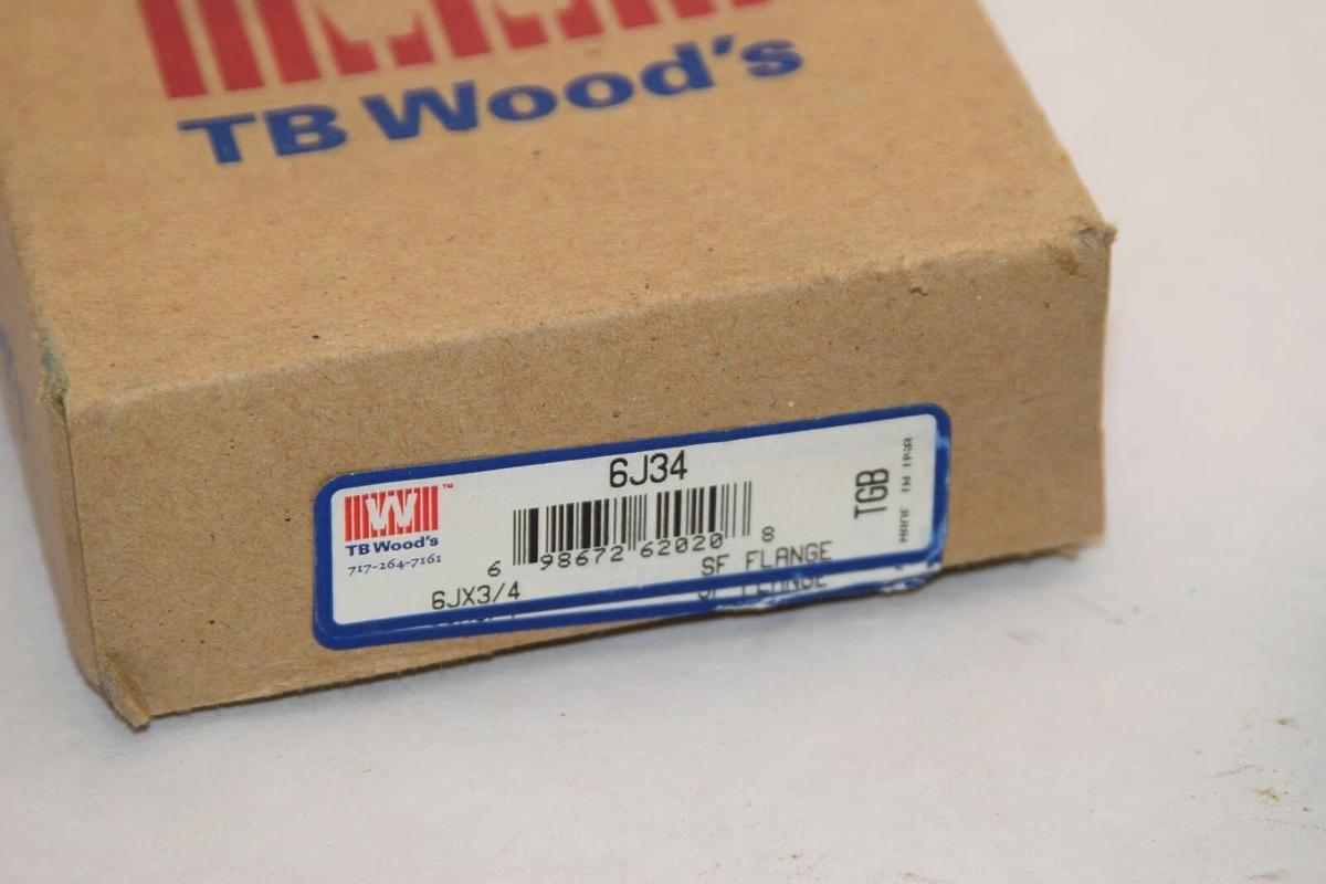 (NEW) TB WOODS 6J34 6JX3/4 3/4" Bore Sure Flex Flange