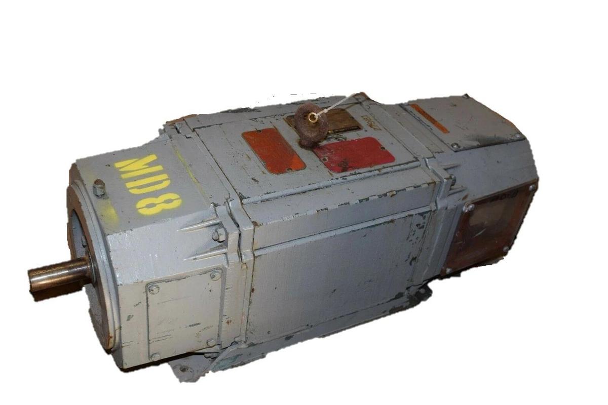 Used RELIANCE 5HP DC Motor, B2112ATCZ 180V, 2500RPM   5 HP