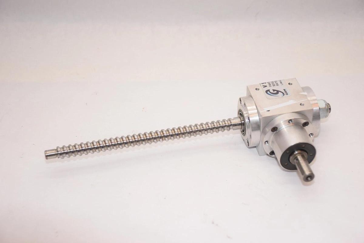 Used GAM GEAR 760122 L-045-1:1-E030000-[9.5] Right Angle Spiral Gearbox