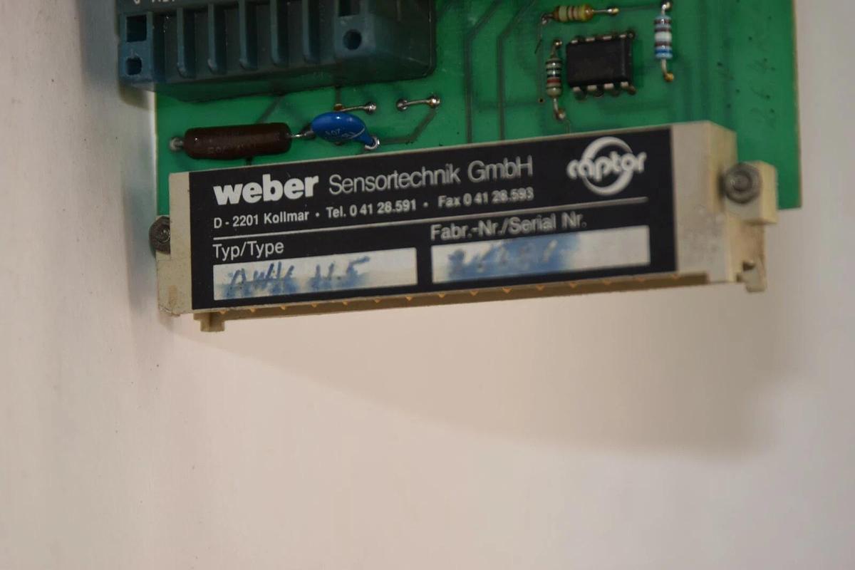 Used WEBER AWK-115 AWK115 534621 E-113155 Control Module