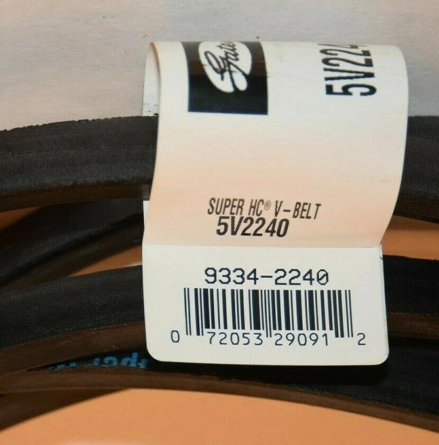 (NEW) GATES 5V2240 9334-2240 Super HC V-Belt
