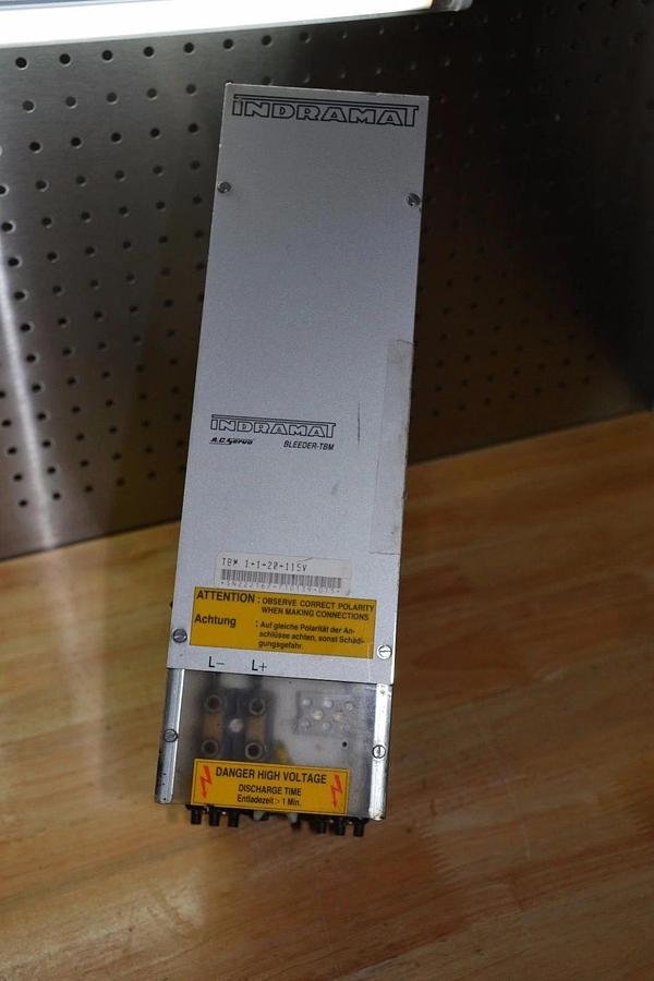 Used INDRAMAT TBM 1.1-20-W1/115V AC SERVO BLEEDER