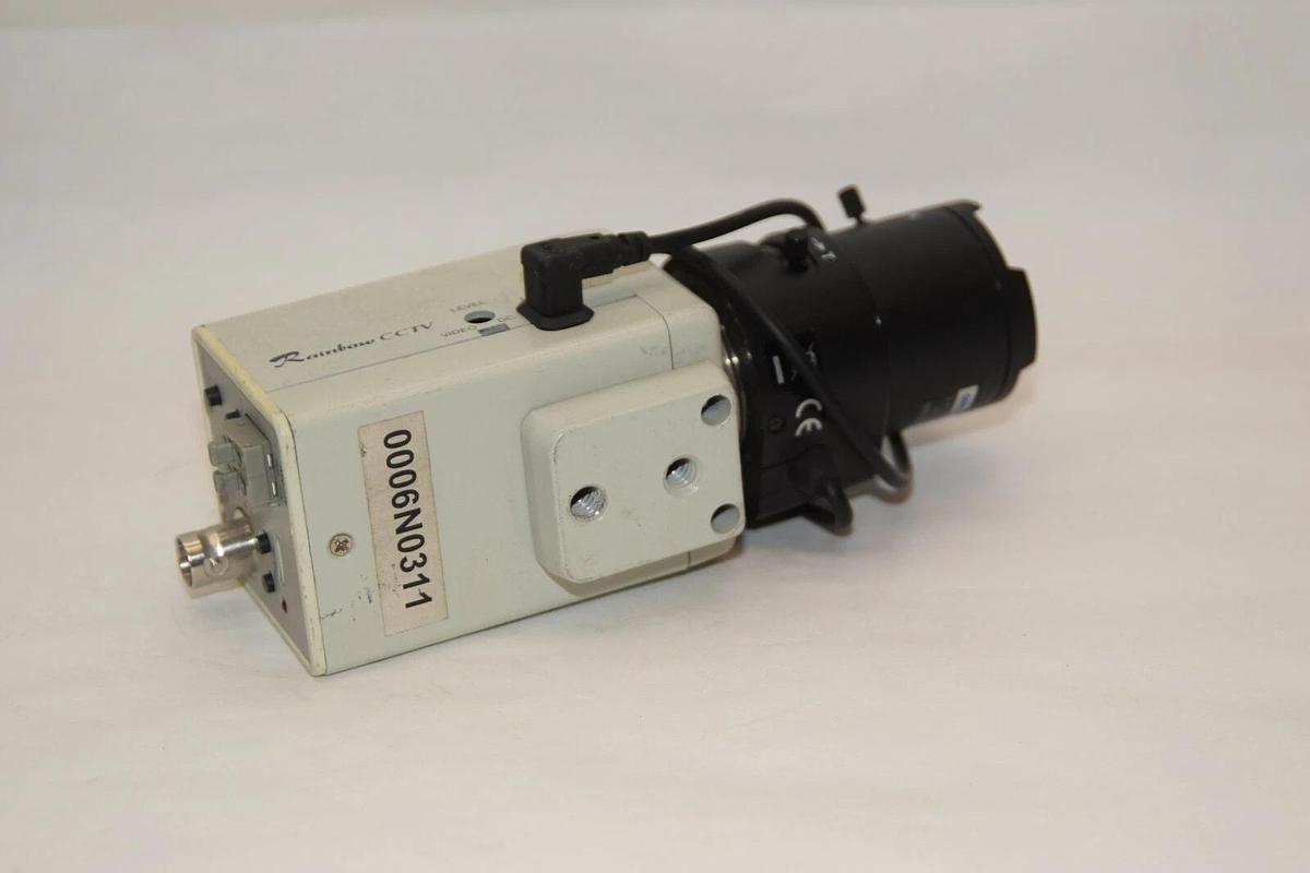 Used RAINBOW CLD46D CCTV Hi-Res 1/3" DSP 24V Security Camera W/ 2.8-12mm 1:1.3 Lens