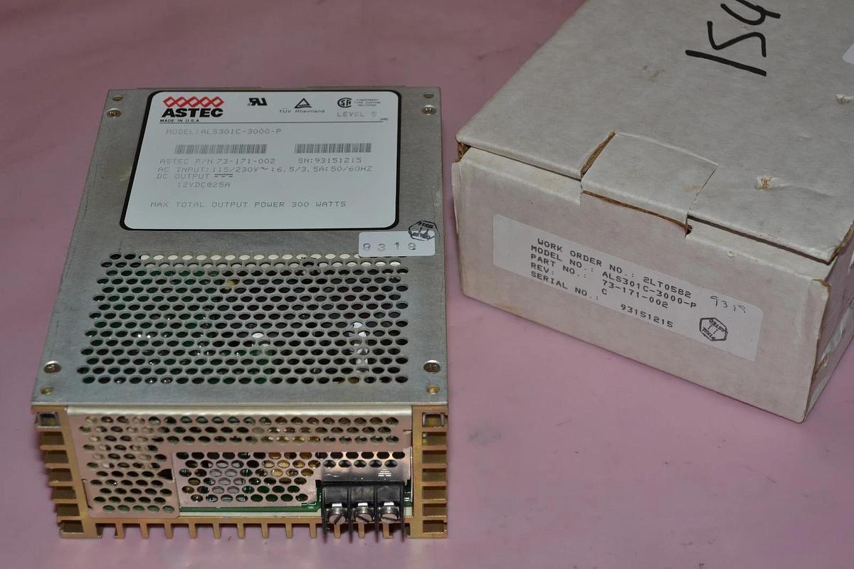 ASTEC ALS301C-3000-P ALS301C3000P 115/230V 50/60Hz 300W POWER SUPPLY NEW