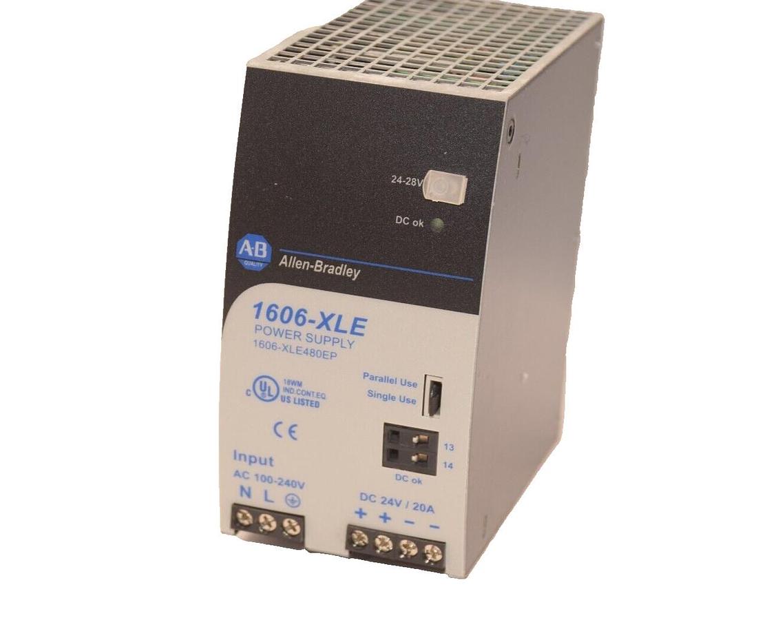 Used ALLEN BRADLEY 1606-XLE480EP Series A Power Supply