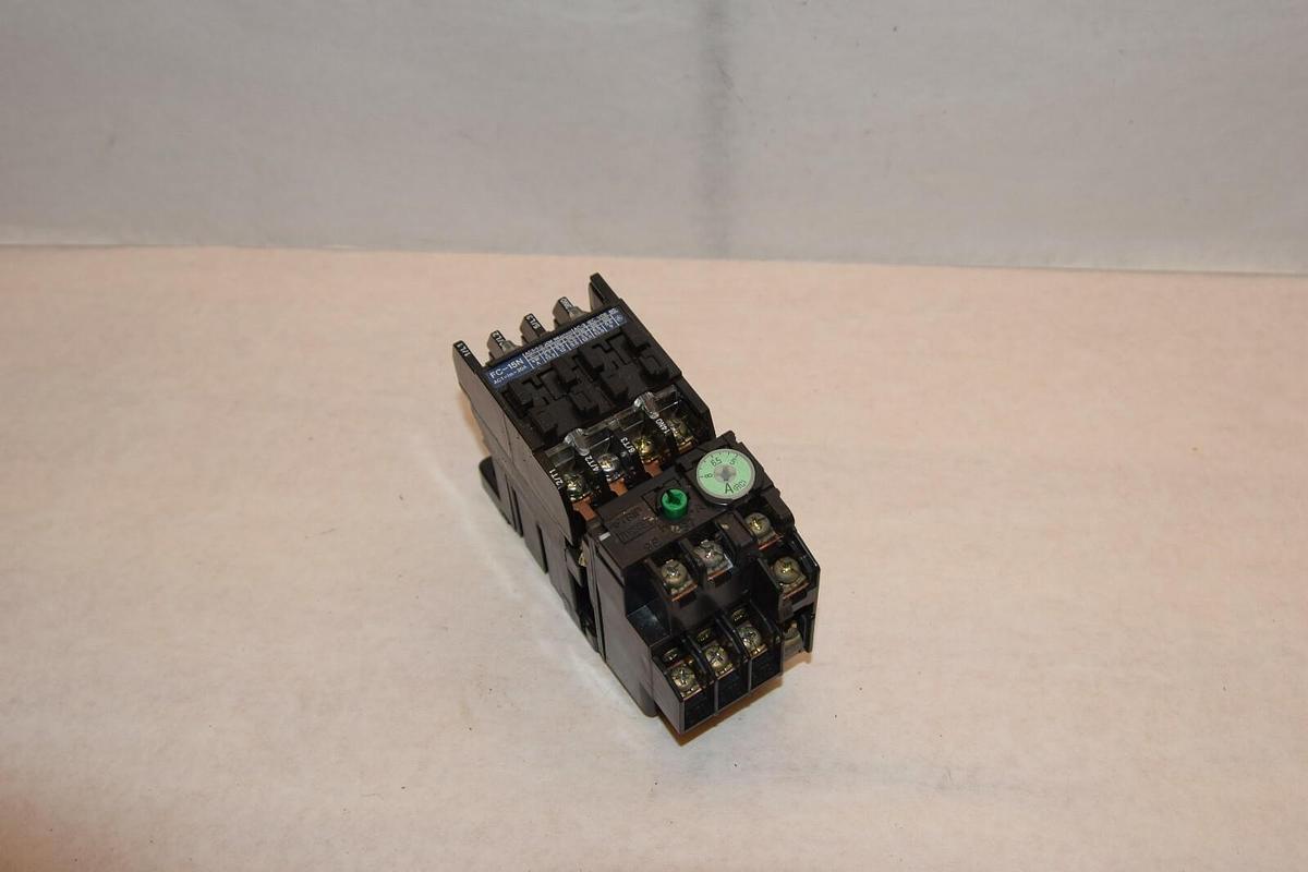 Used MATSUSHITA FC-15N STARTER WITH FT-15N RELAY 5A-8A 100-110V AC 50/60Hz COIL