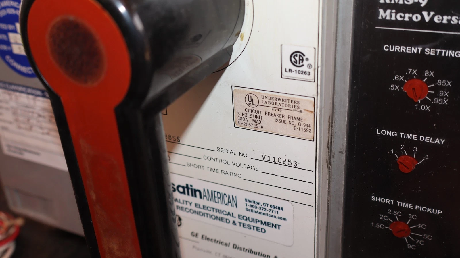 Refurbished GE General Electric Circuit Breaker Power Break 800A Amp TP88SS TS20LSI TR8S800
