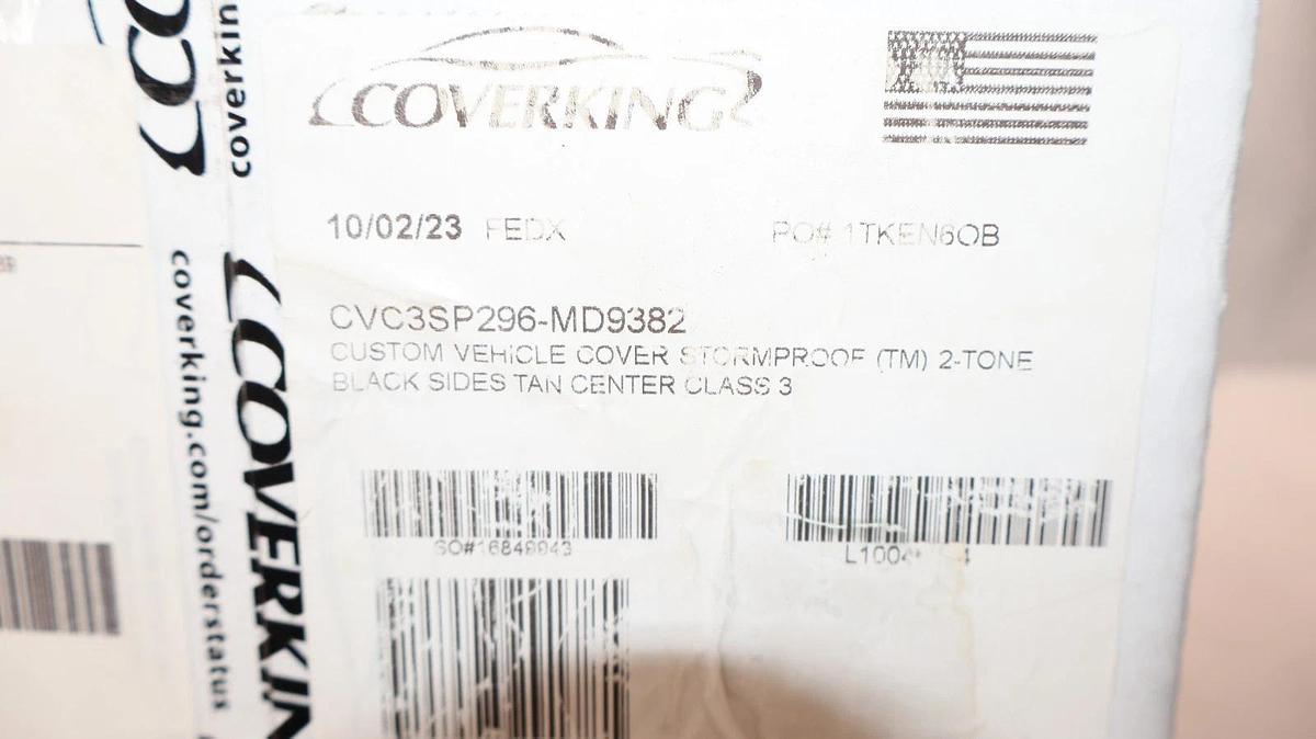 Coverking Car Vehicle Cover CVC3SP296-MD9382 2-Tone Black Tan C300 Class 3 *NEW*
