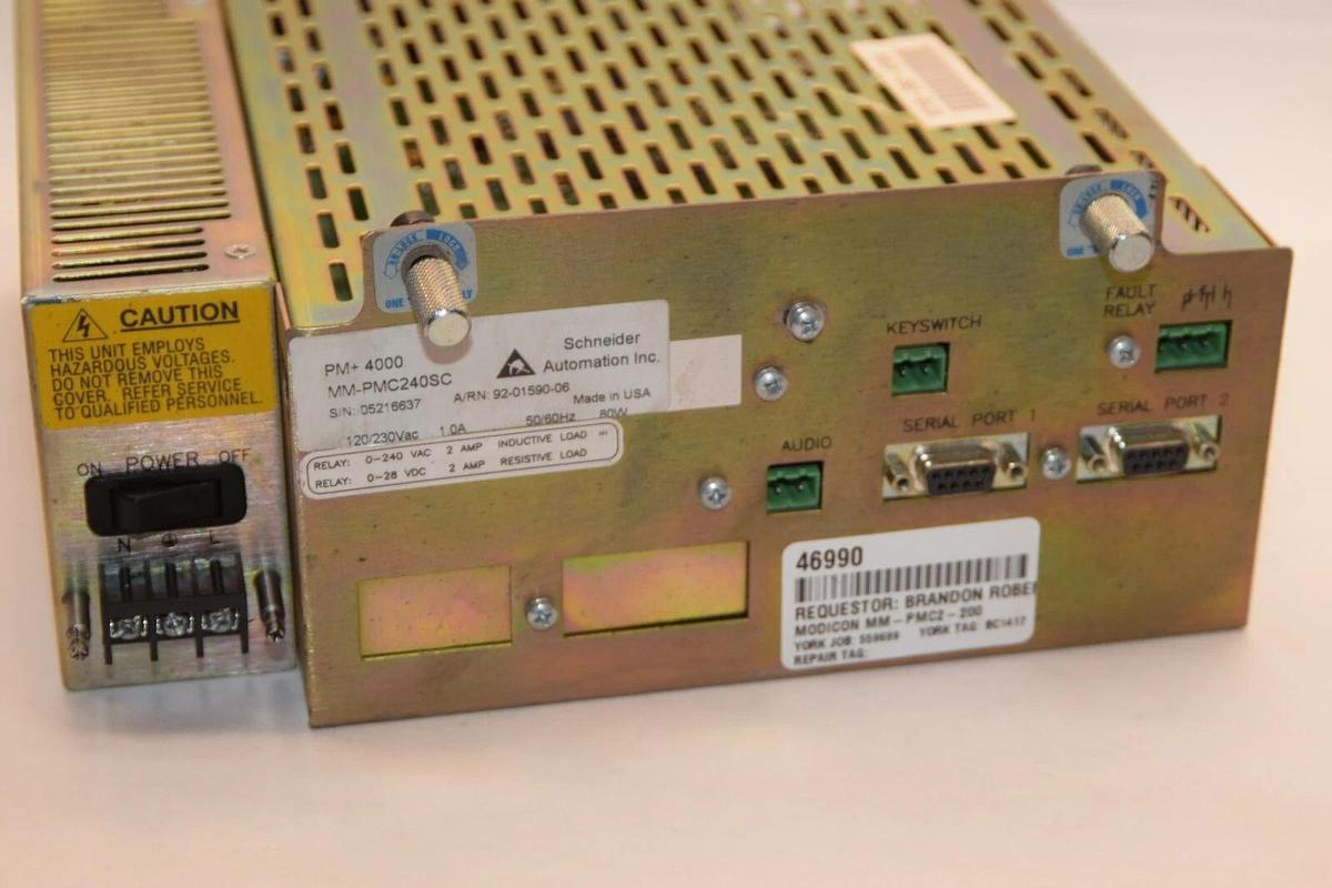 (NEW) SCHNEIDER AUTOMATION MM-PMC240SC PM+4000 120/230Vac Operator Interface