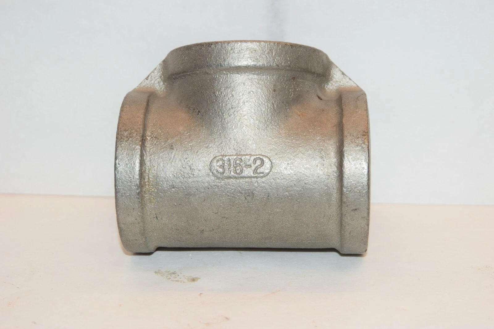NEW ASP 316-2 2" TEE PIPE STAINLESS STEEL