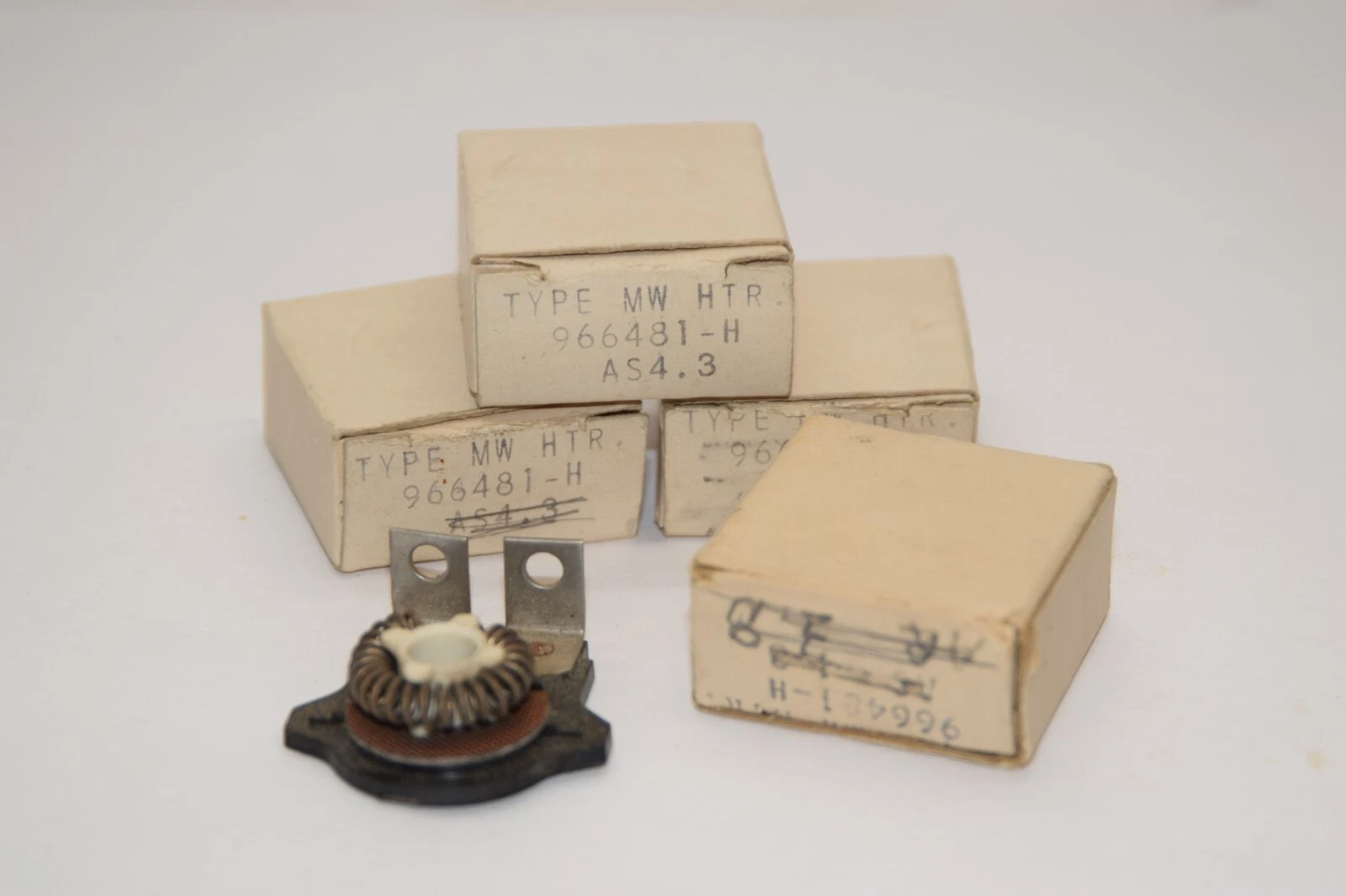 (NEW - Lot of 4) WESTINGHOUSE 966481-H Thermal Overload Heater