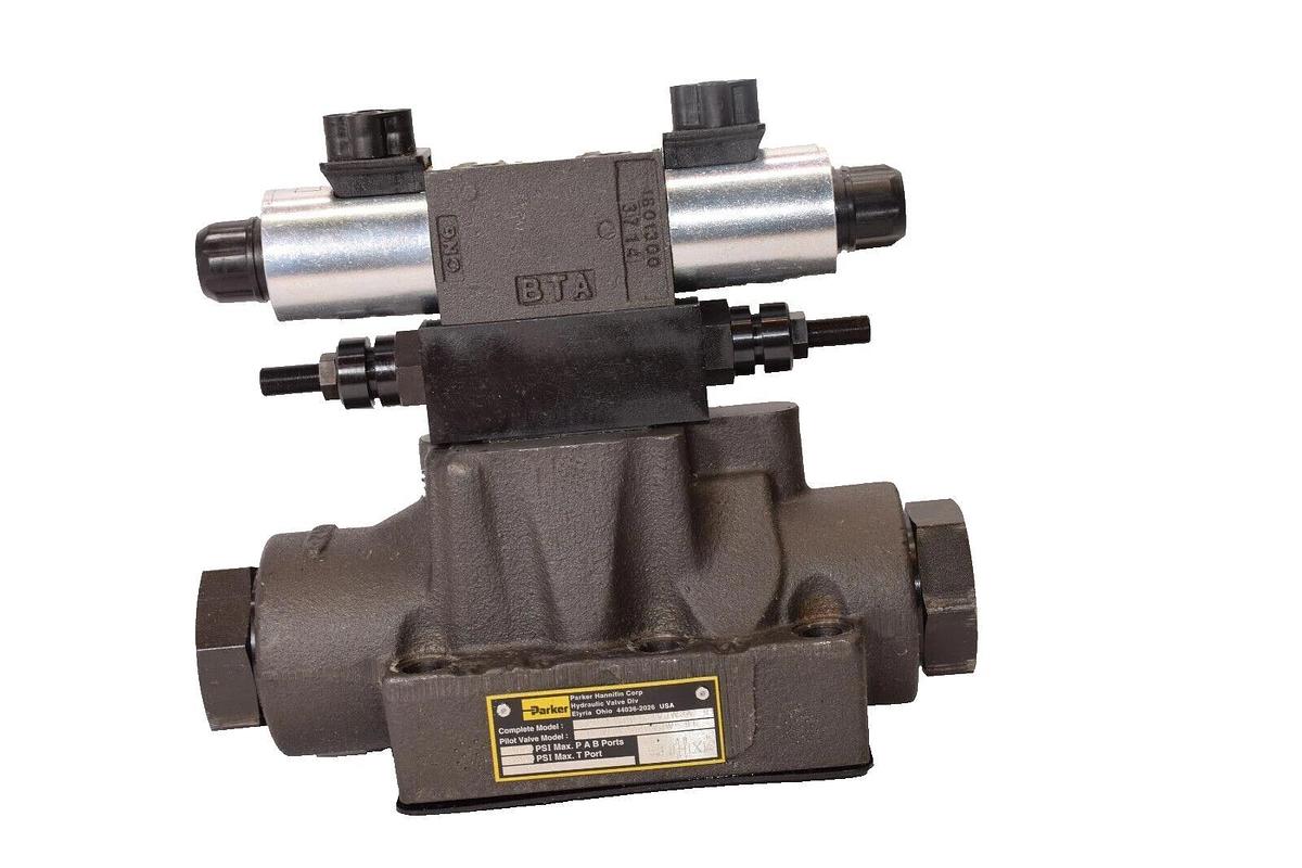 (NEW) PARKER D61VW004C4VJW3A , D1VHW004CVJW , FM2DDSV Directional Control Valve