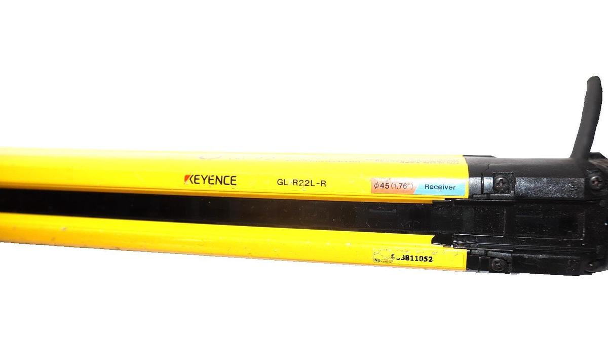 Used Keyence Light Curtain Receiver GL-R22L-R GLR22LR 24V 75mA