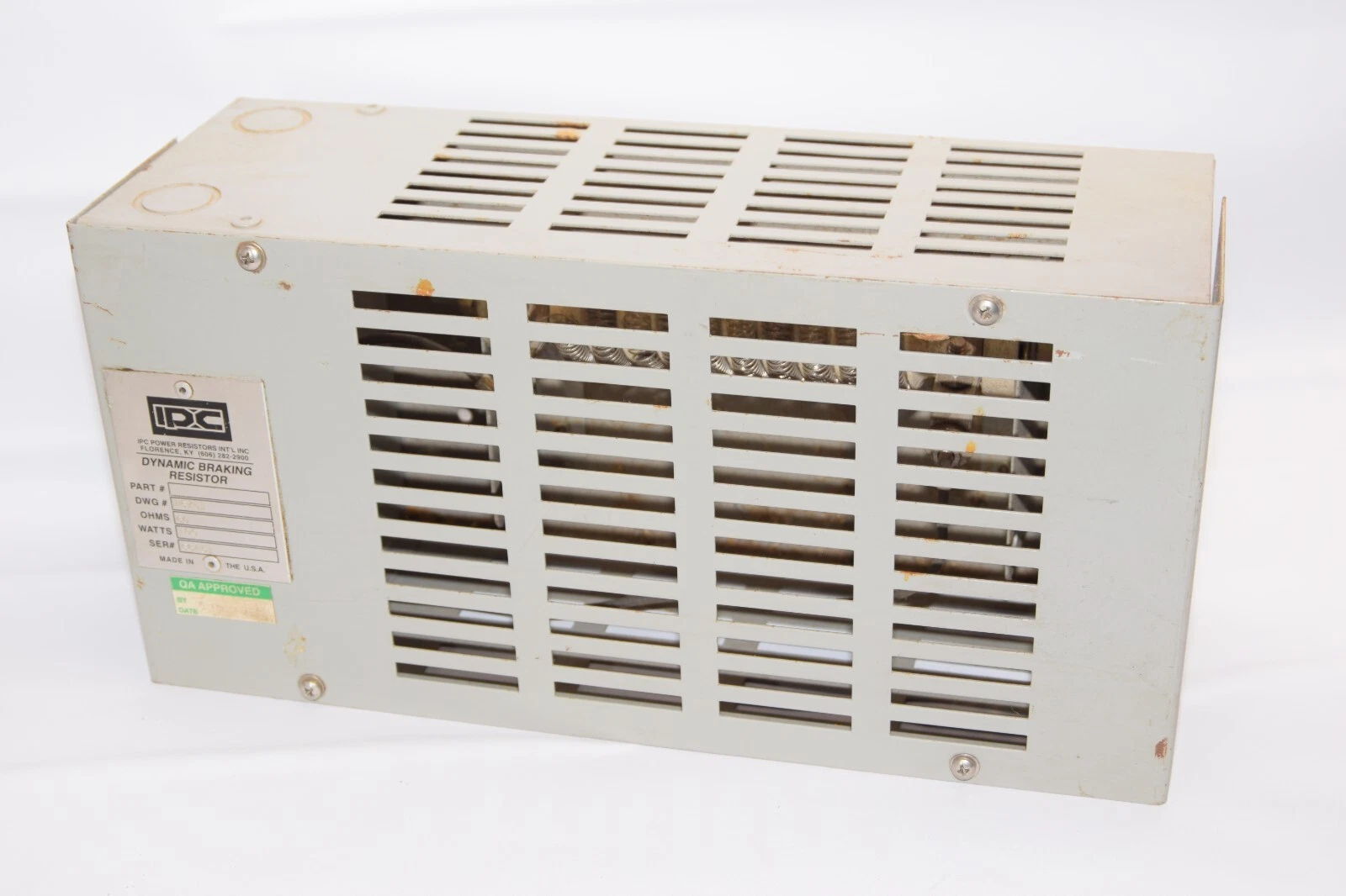 Used IPC DYNAMIC BRAKING RESISTOR 60 OHMS DWG 16751 100 WATTS Brake