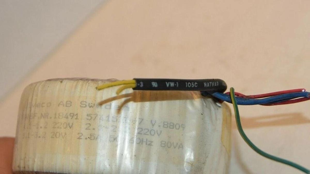 Used ULVECO AB 18491 5741520-7 220V 1.1-1.2 , 20V 3.1-3.2 Coil Transformer