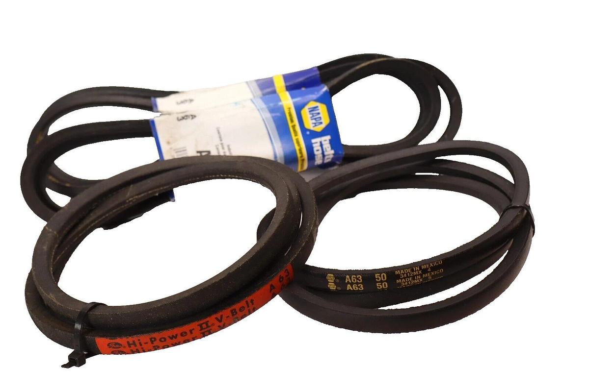 (NEW - Lot of 4) GATES / NAPA A63 V-Belt
