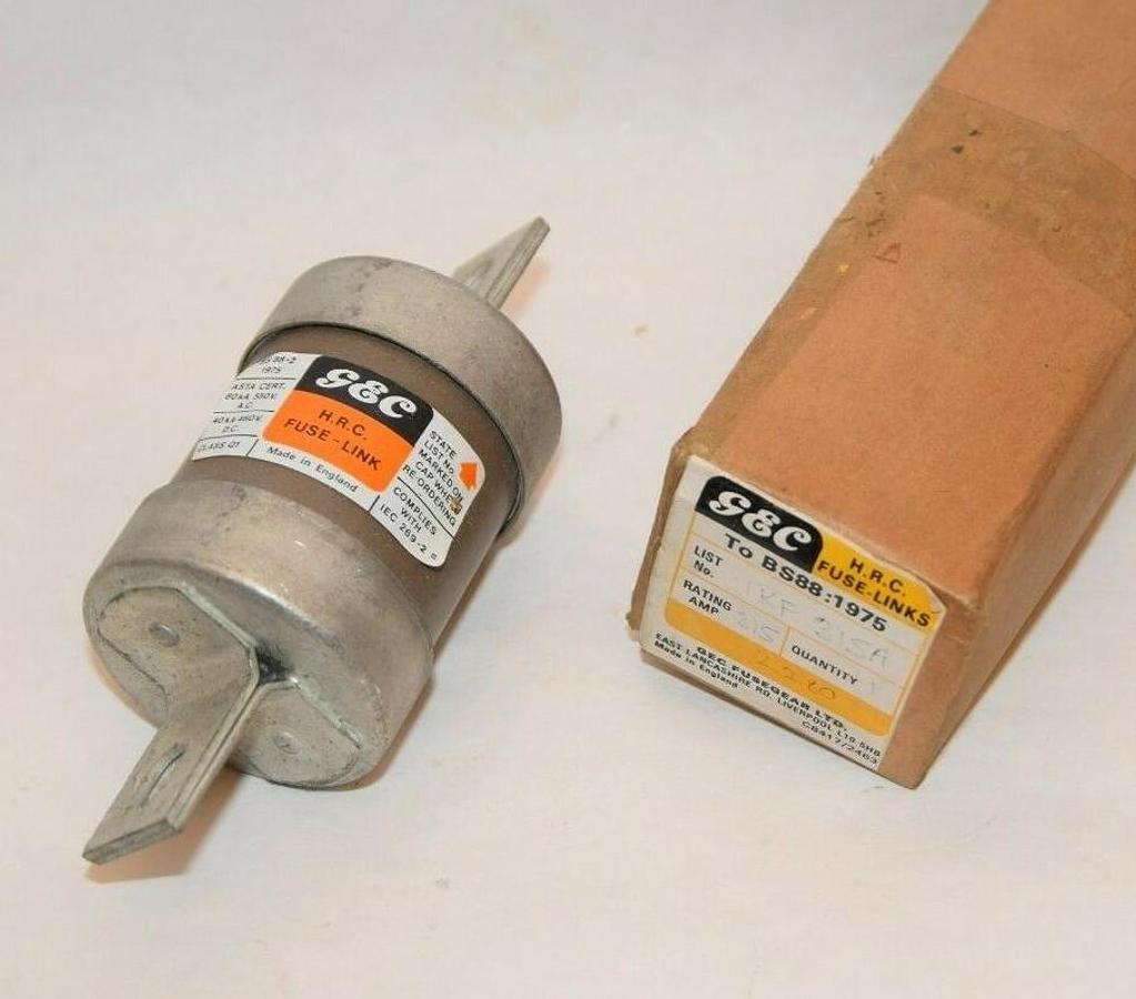 (NEW) GEC FUSEGEAR TKF315A BS88:1975 315A Fuse-Link