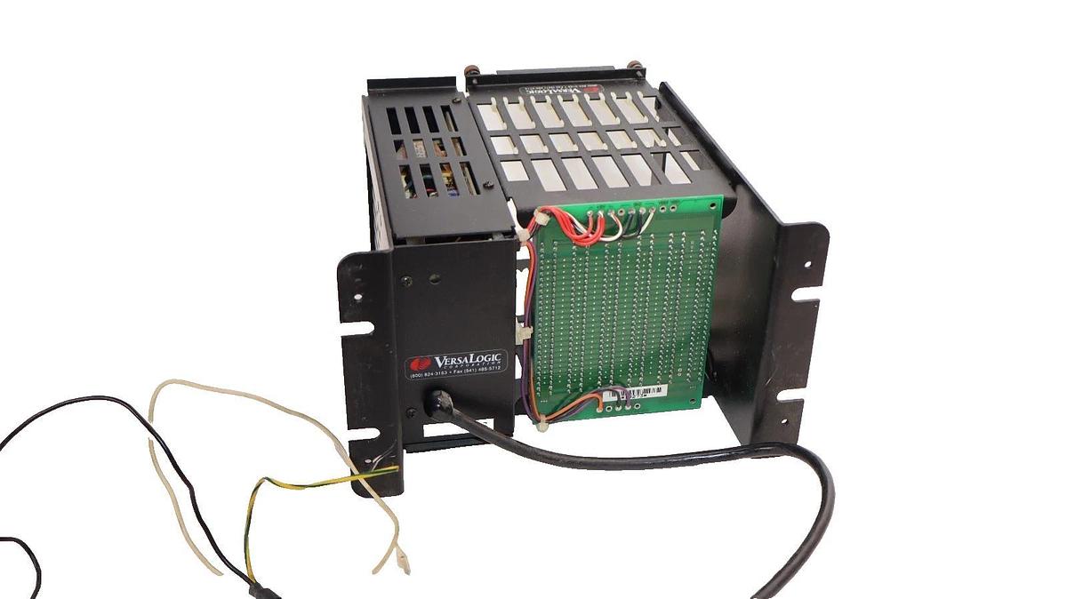 Used VersaLogic VL-PS35 85-264Vac 47-440Hz Power Supply & Ziatech Rack