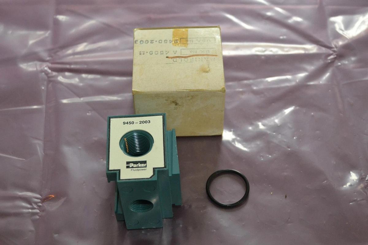 PARKER MANIFOLD BLOCK 9450-2003 9450 2003 94502003 LA5 NEW IN BOX NEW